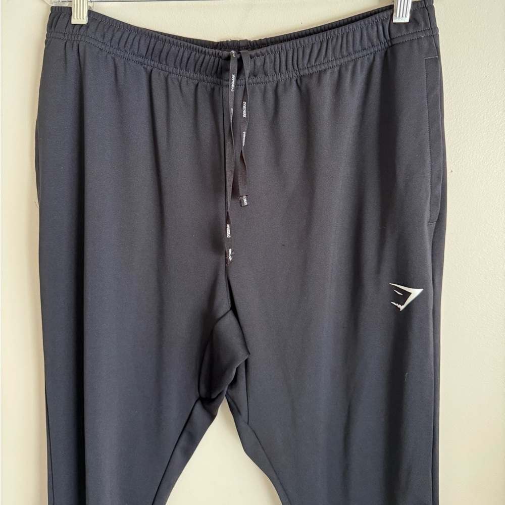 Gymshark Jogger Pants Men's Size XL Black Gym Workout Athletic Training Tapered